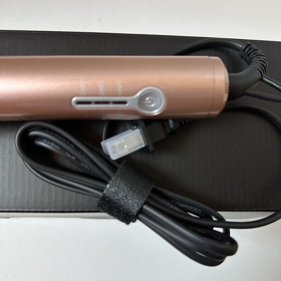 Automatic Hair Curler Rotating Ceramic Wand 360 Barrel Dual Heat Anti Scald - Picture 4 of 8